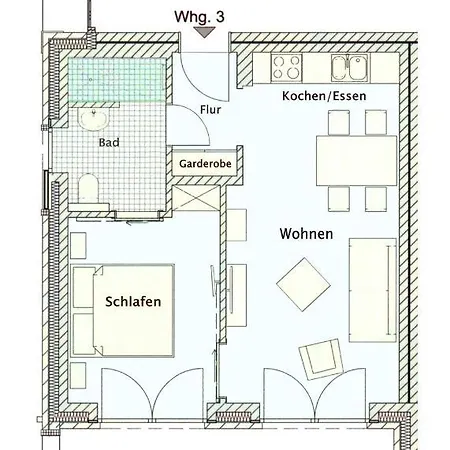 Friesland Oase, Vermittlung Nordsee Apartament